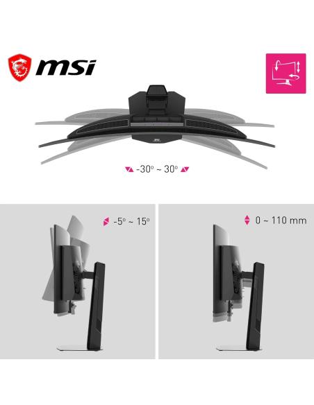 MSI MONITOR MPG 341CQR QD-OLED X36. 34" CURVE 1800R. 3440X1440 (UWQHD). 360HZ. NEGRO