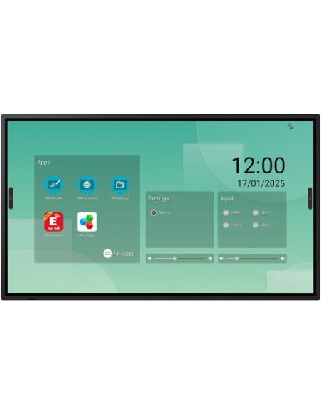 SHARP PN-LM551, 55" LM-SERIES INTERACTIVE DISPLAY, UHD, 500CD/M2, 18/7 PROOF, INFRARED TOUCH, 20 TOUCH POINTS, ANDROID SOC, USB-