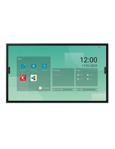 SHARP PN-LM431, 43" LM-SERIES INTERACTIVE DISPLAY, UHD, 500CD/M2, 18/7 PROOF, INFRARED TOUCH, 20 TOUCH POINTS, ANDROID SOC, USB-