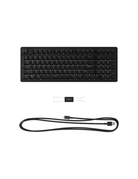 HyperX Origins 2 1800 teclado Juego USB Negro