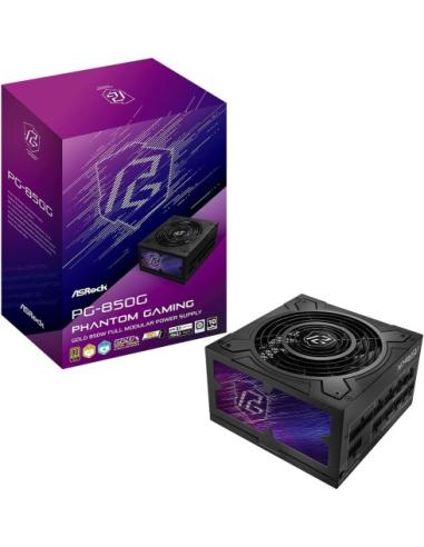 FUENTE ALIMENTACION ASROCK PRO-850G,PSU,850W,80 PLUS GOLD