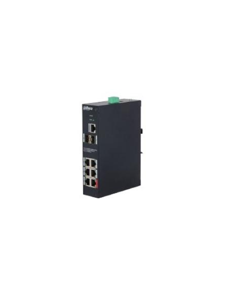 (DH-HS4208-4GT-90) DAHUA SWITCH INDUSTRIAL 8 PUERTOS, 4 PUERTOS POE, MANAGED