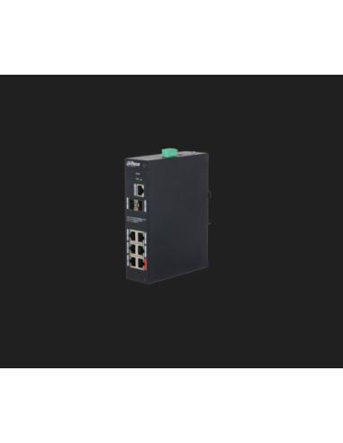 (DH-HS4208-4GT-90) DAHUA SWITCH INDUSTRIAL 8 PUERTOS, 4 PUERTOS POE, MANAGED