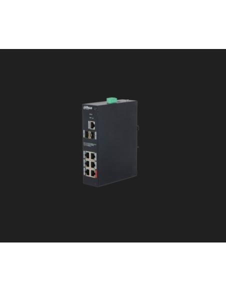 (DH-HS4208-4GT-90) DAHUA SWITCH INDUSTRIAL 8 PUERTOS, 4 PUERTOS POE, MANAGED
