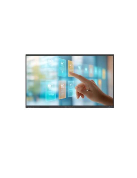 (NEW) PHILIPS EDUCATION 75" E-LINE, UHD, ANDROID 14, IR 40 TOUCH, USB-C, NFC, HDMI OUT, WIRESS SCREEN SHARING, WAVE (75BDL4252E/