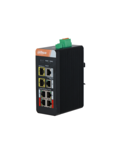 (DH-IS4207-4GT-120) DAHUA SWITCH INDUSTRIAL L2 MANAGED 4 1000M GESTIONABLE POE 2.0 WATCHDOG