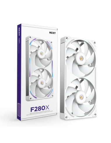 NZXT F280X RGB SINGLE-FRAME BLANCO