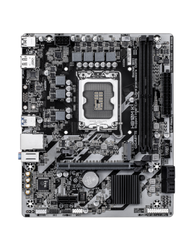 PLACA GIGABYTE H810M K,INTEL,1851,H810,2DDR5,128GB,HDMI+DP,4SATA6+1M.2,GBLAN,3USB3.2,MATX
