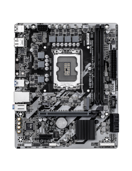 PLACA GIGABYTE H810M K,INTEL,1851,H810,2DDR5,128GB,HDMI+DP,4SATA6+1M.2,GBLAN,3USB3.2,MATX