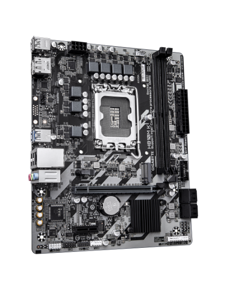 PLACA GIGABYTE H810M K,INTEL,1851,H810,2DDR5,128GB,HDMI+DP,4SATA6+1M.2,GBLAN,3USB3.2,MATX