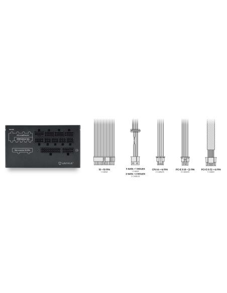 FUENTE ALIMENTACION ATX 850W UNYKA ATILIUS 3.1 BLACK GOLD