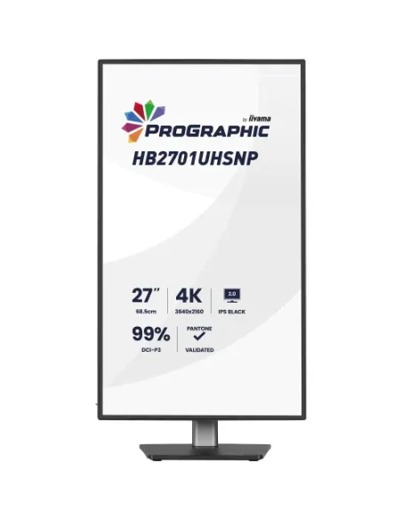 MONITOR IIYAMA, IPS PANEL TECHNOLODY LED, 27 PULGADAS, 68.5 CM, 3840X2160, 60 HZ