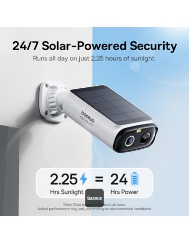 OS-BASEUS SECURITY S1 LITE OUTDOOR CAMERA 2K WHITE