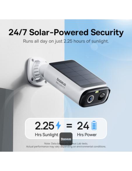 OS-BASEUS SECURITY S1 LITE OUTDOOR CAMERA 2K WHITE