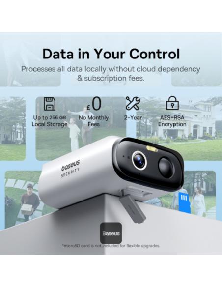 OS-BASEUS SECURITY S1 LITE OUTDOOR CAMERA 2K WHITE