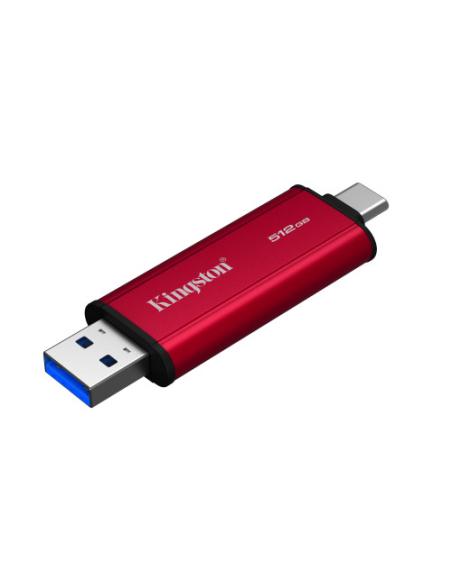 Kingston Technology 512GB Dual USB-A/C Portable SSD, Up to 1050MB/s USB 3.2 Gen 2