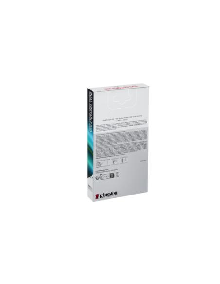 Kingston Technology 512GB Dual USB-A/C Portable SSD, Up to 1050MB/s USB 3.2 Gen 2