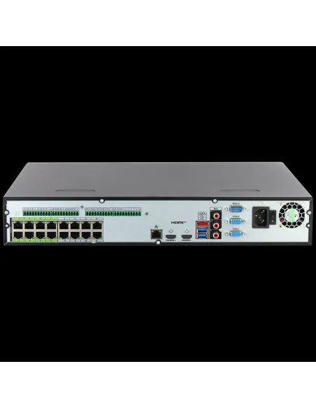(DHI-NVR5416-16HP-EI2) DAHUA GRABADOR IP NVR WIZSENSE 1.5U 4HDD 16 CANALES 16POE 8K CON INTELIGENCIA ARTIFICIAL ACUPICK