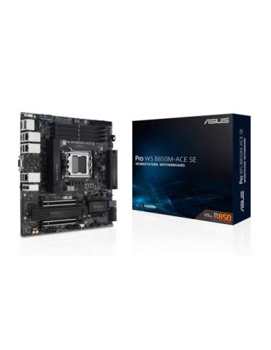 PLACA ASUS PRO WS B850M-ACE SE,AMD,AM5,B850,4DDR5,256GB,VGA+DP+HDMI+USB C,4SATA3+2M.2,1GB10+1GB2.5+1GB1+WIFI6+BT5.3,6USB3.2,MATX