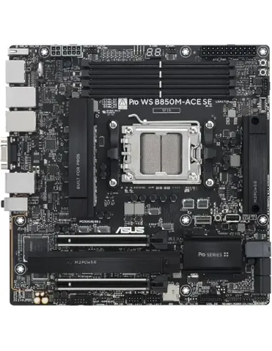 PLACA ASUS PRO WS B850M-ACE SE,AMD,AM5,B850,4DDR5,256GB,VGA+DP+HDMI+USB C,4SATA3+2M.2,1GB10+1GB2.5+1GB1+WIFI6+BT5.3,6USB3.2,MATX