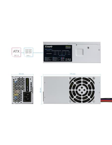FUENTE ALIMENTACION TFX 500W TOOQ EP-II TQEP-TFX500S-O