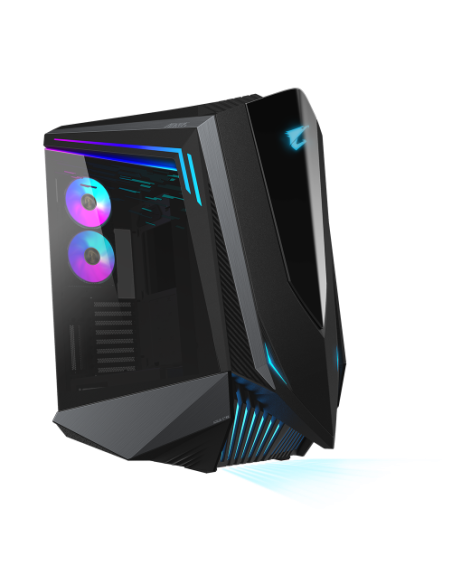 CAJA GIGABYTE AORUS C700 GLASS,TORRE,3.5“/2.5”X4+2.5”X6,F:120MMX3+R:120MMX2,HDMI,USB3.0X3+TYPE CX1,RGB,NEGRA+VENTANA TRANSPARENT