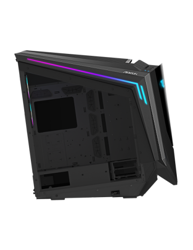 CAJA GIGABYTE AORUS C700 GLASS,TORRE,3.5“/2.5”X4+2.5”X6,F:120MMX3+R:120MMX2,HDMI,USB3.0X3+TYPE CX1,RGB,NEGRA+VENTANA TRANSPARENT