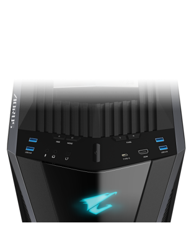 CAJA GIGABYTE AORUS C700 GLASS,TORRE,3.5“/2.5”X4+2.5”X6,F:120MMX3+R:120MMX2,HDMI,USB3.0X3+TYPE CX1,RGB,NEGRA+VENTANA TRANSPARENT