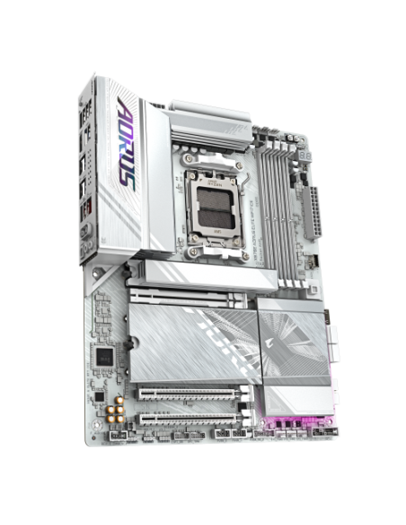 PLACA GIGABYTE X870E A ELITE WIFI7 ICE (BLANCO),AMD,AM5,X870E,4DDR5,256GB,1HDMI+1FHDMI+2USB4,4SATA3+4M.2,2.5GBLAN+WIFI7+BT5.4,6U
