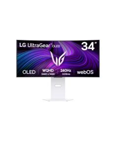 MONITOR LG, 34 PULGADAS, 34GX90SA-W, 86,4 CM, 3440 X 1440 PIXELES, WIDE QUAD HD, OLED, BLANCO