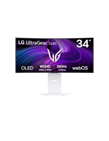 MONITOR LG, 34 PULGADAS, 34GX90SA-W, 86,4 CM, 3440 X 1440 PIXELES, WIDE QUAD HD, OLED, BLANCO
