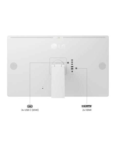 LG 32U889SA pantalla para PC 80 cm (31.5") 3840 x 2160 Pixeles 4K Ultra HD LCD Pantalla táctil Blanco