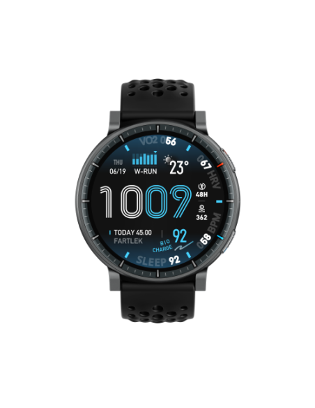 Amazfit Active Max 3,81 cm (1.5") AMOLED Digital 480 x 480 Pixeles Pantalla táctil Negro