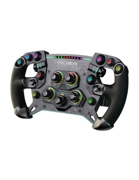 Moza Racing RS056 mando y volante Negro