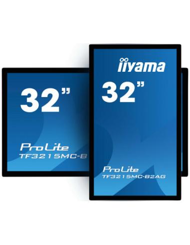MONITOR IIYAMA OPENFRAME 32" TACTIL (TF3215MC-B2AG) 1920X1080/ 500CD /3000:1 /USO 24/7 / LANDS-PORTR / VGA/ HDMI /DP / USB-TOUCH