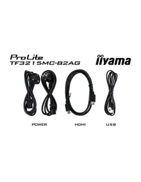 MONITOR IIYAMA OPENFRAME 32" TACTIL (TF3215MC-B2AG) 1920X1080/ 500CD /3000:1 /USO 24/7 / LANDS-PORTR / VGA/ HDMI /DP / USB-TOUCH