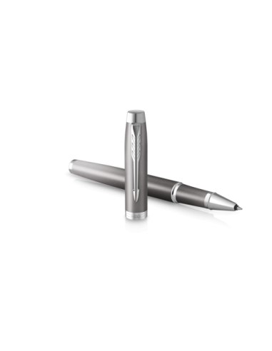 BOLIGRAFO ROLLER ACABADO GRIS PUNTA FINA + ESTUCHE REGALO PARKER 2203897