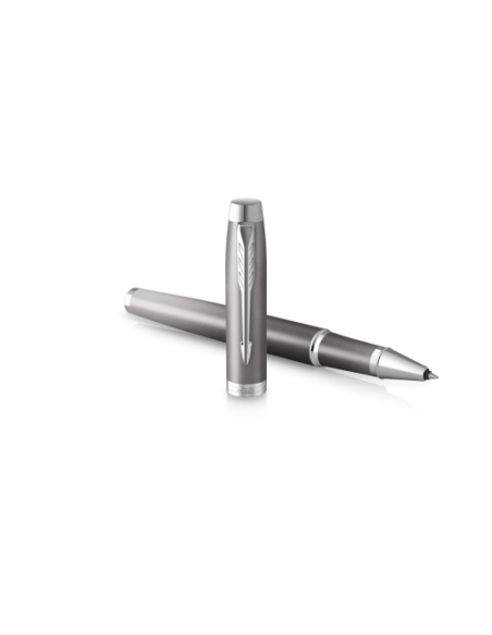 BOLIGRAFO ROLLER ACABADO GRIS PUNTA FINA + ESTUCHE REGALO PARKER 2203897