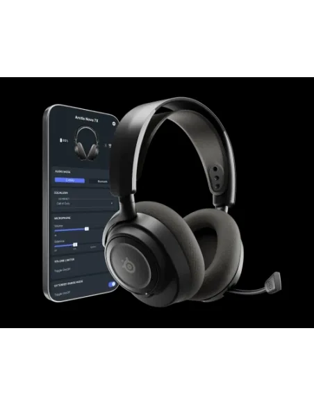 Steelseries Arctis Nova 7X Wireless Gen 2 Auriculares Inalámbrico Diadema Juego Bluetooth Negro
