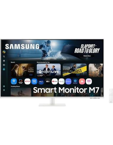 MONITOR SAMSUNG, 43 PULGADAS, M70F, 109,2 CM, 3840 X 2160 PIXELES, 4K ULTRA HD, LCD, 4 MS, NEGRO