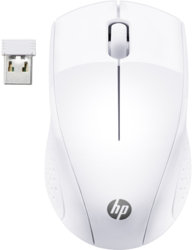 HP Ratón inalámbrico 220 (Blanco Nieve)