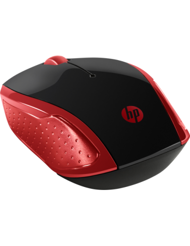 HP Ratón inalámbrico 200 (Rojo imperial)