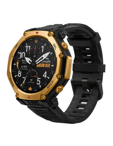 Amazfit T-Rex 3 Pro 3,81 cm (1.5") AMOLED 48 mm Digital 480 x 480 Pixeles Pantalla táctil Oro Wifi GPS (satélite)
