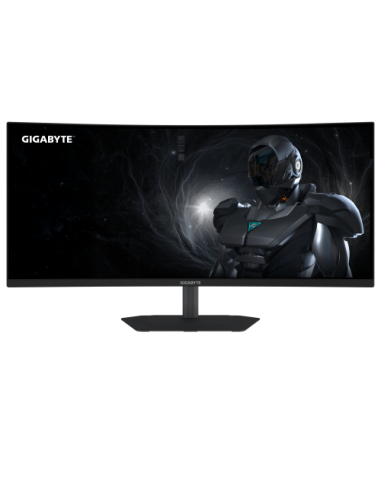 GIGABYTE G34WQC2 Monitor Gaming Curvo 34” WQHD - 3440 x 1440, 1500R, 200Hz, 1ms, 450 cd/m², AMD FreeSync Premium, DisplayHDR 400