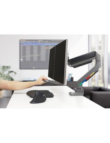 BRAZO PARA DOS MONITORES SMARTFIT ERGO CON BARRA TRANSVERSAL Y ASA HASTA 32 PULGADAS KENSINGTON K58272WW