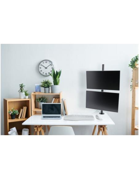 BRAZO VERTICAL PARA DOS MONITORES (2 PANTALLAS HORIZONTAL DE HASTA 32" Y 29" EN VERTICAL) KENSINGTON K53802WW