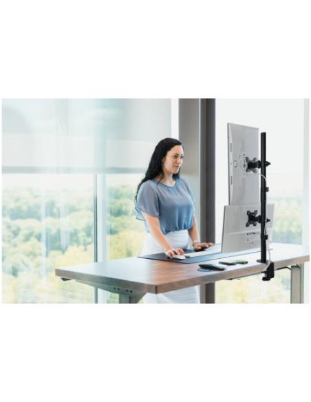 BRAZO VERTICAL PARA DOS MONITORES (2 PANTALLAS HORIZONTAL DE HASTA 32" Y 29" EN VERTICAL) KENSINGTON K53802WW