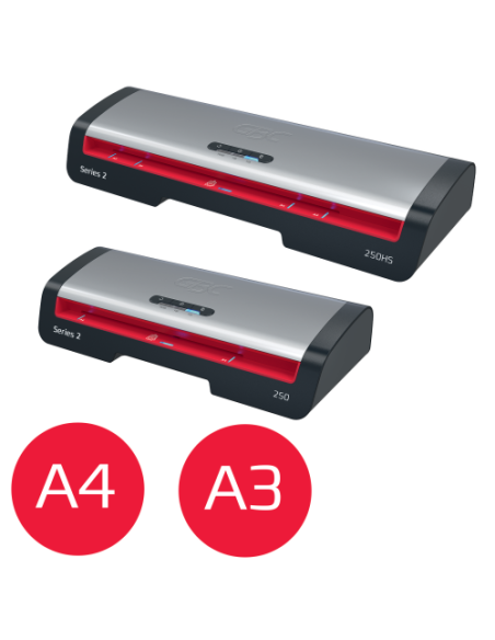 PLASTIFICADORA MODELO 250 DIN A4 COLOR PLATA GBC 4410070EU