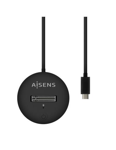 DOCK AISENS USB-C M.2 NGFF SATA NVME A USB3.1 GEN2 NEGRA ASUC-M2D013-BK