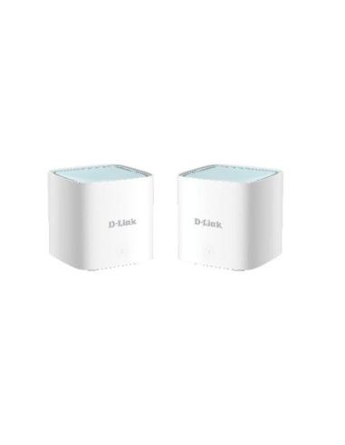 KIT MESH D-LINK E15-2 EAGLE PRO IA AX1500 / 1 X 10/100/1000 / DOBLE BANDA 2.4Ghz-5Ghz / WIFI 6 / COMPATIBLE ALEXA - GOOGLE / (2 
